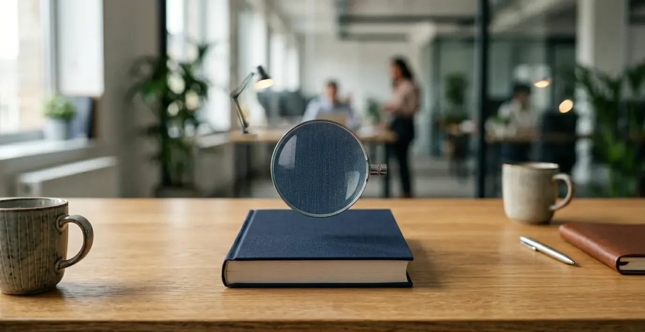 Document de garanties mutuelle entreprise avec loupe de vérification