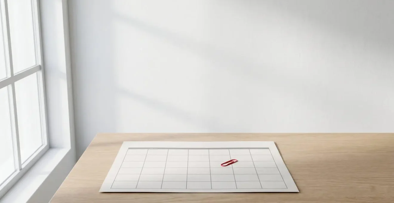 Calendrier minimaliste illustrant le délai critique de 45 jours pour déclarer la cessation des paiements